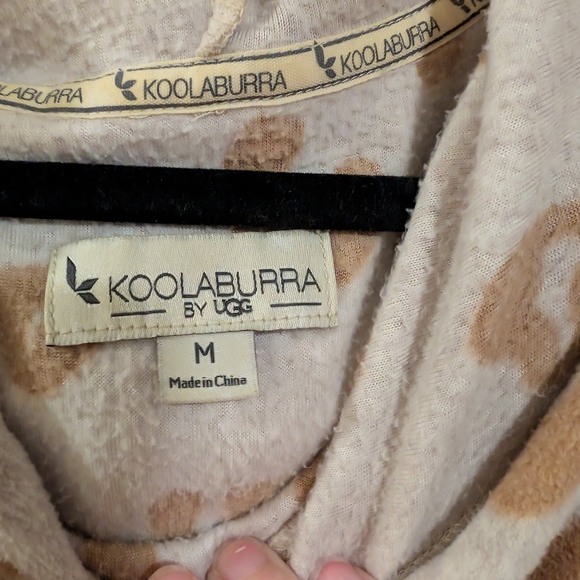 Kookaburra Ugg Long Fleece Hoodie Size M - Picture 2 of 5